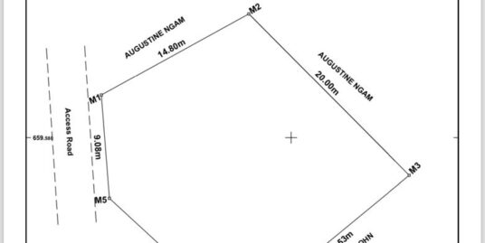 411m square Plot at Nkeung Quarter, Nkwen Bamenda III